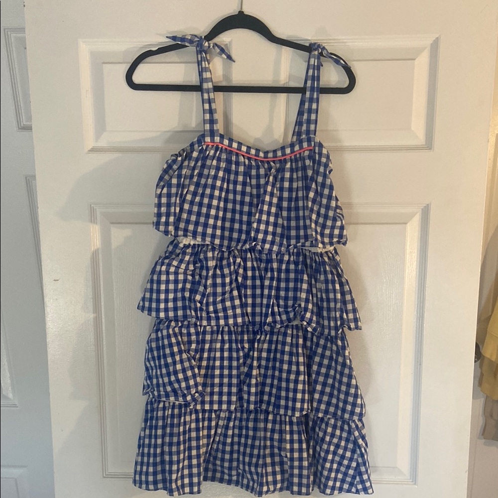Crewcuts Blue Checkered Kids Dress
